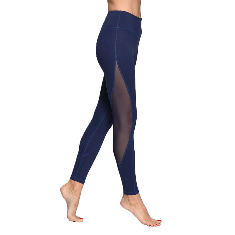 CHGBMOK Yoga Pants for Women Mesh Breathable High Waist Tight Yoga Pants  Fitness Pants Hip Lifting Running Pants - Walmart.com